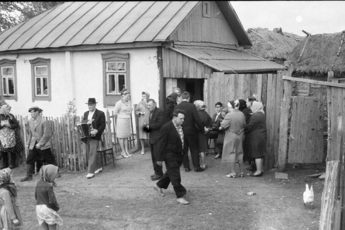 Сельская свадьба в Рязанской области в далеком 1964 году