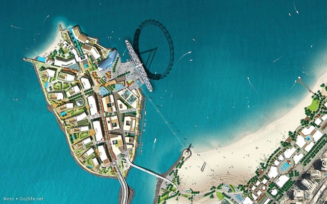Остров голубых вод в Дубае
