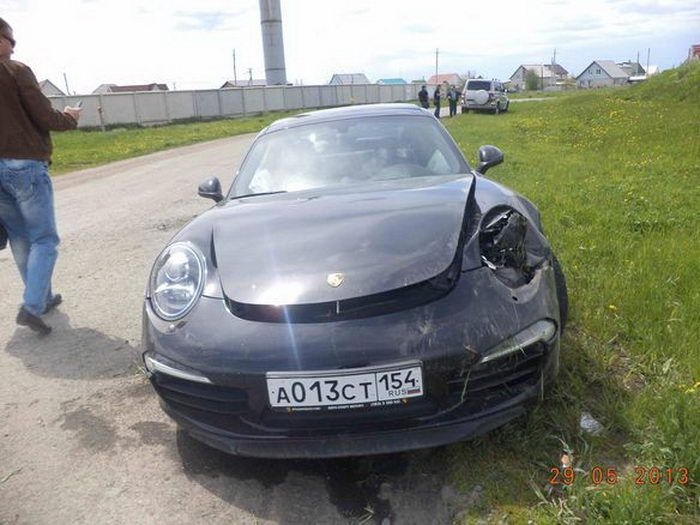Неудачный тест-драйв Porsche за 5,5 миллионов рублей
