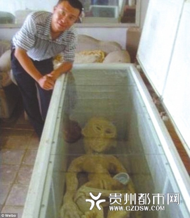Китаец опубликовал фотографии мёртвого пришельца