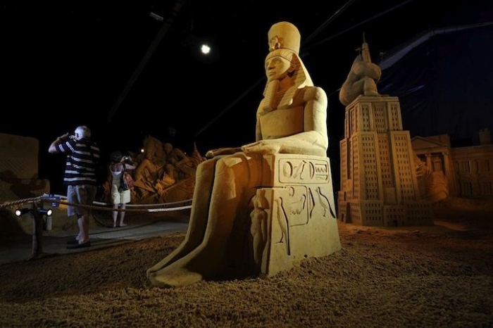 Самый крупный в мире фестиваль песчаных скульптур в Бельгии