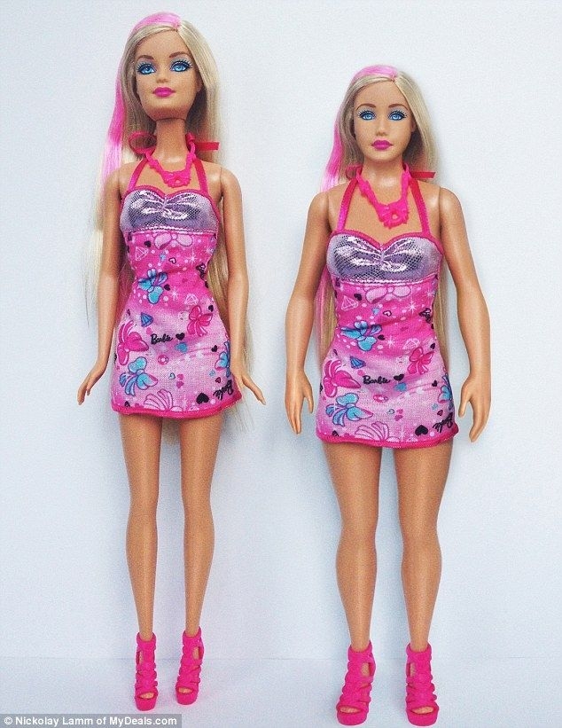 Кукла Барби с фигурой обыкновенной 19-летней девушки