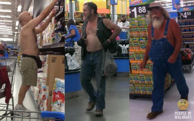 Смешные и странные люди из американских супермаркетов