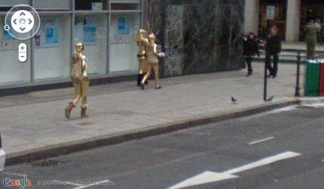Необычные моменты в Google Street View