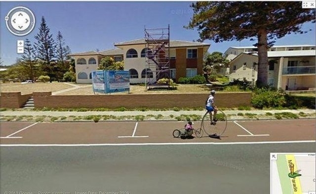 Необычные моменты в Google Street View