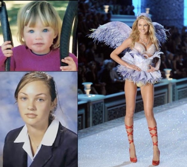 Модели Victoria’s Secret в детстве и сейчас