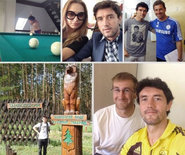 Как отдыхают российские футболисты,  фото в Instagram