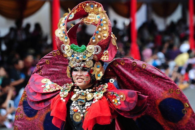 Карнавал моды в Индонезии