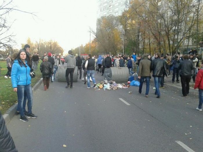 Штурм овощной базы в бирюлево