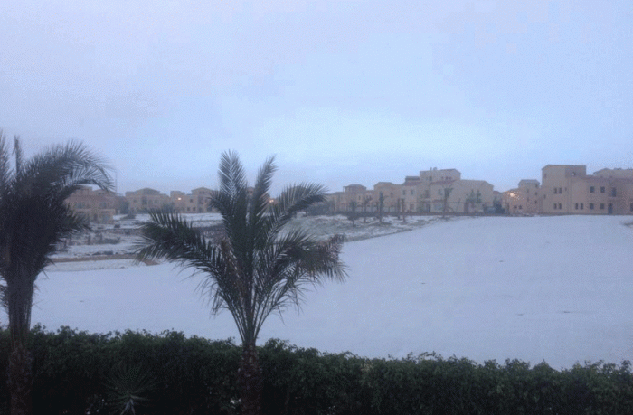Снег в Египте