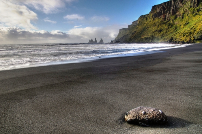 Черный пляж в Исландии 