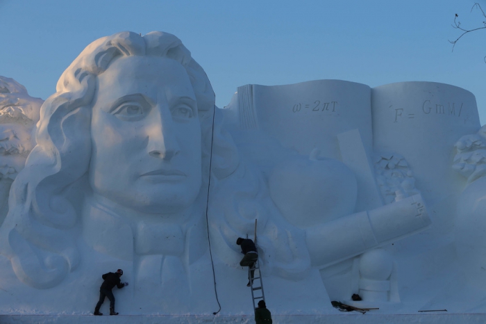 Фестиваль снежных скульптур в Харбине