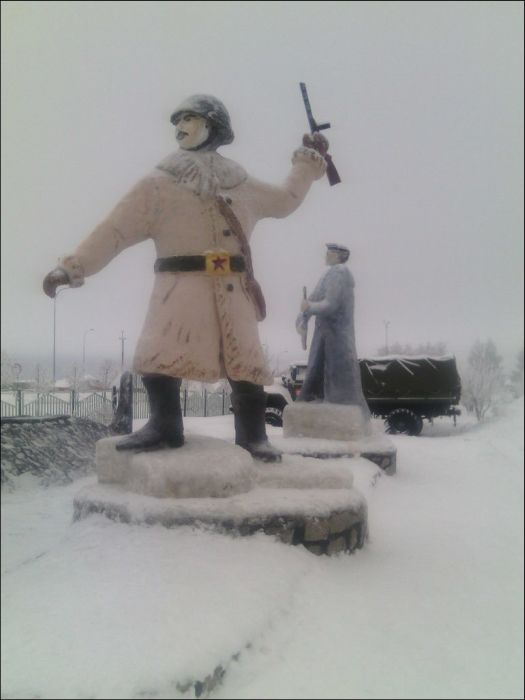 Креативные снеговики из Татарстана