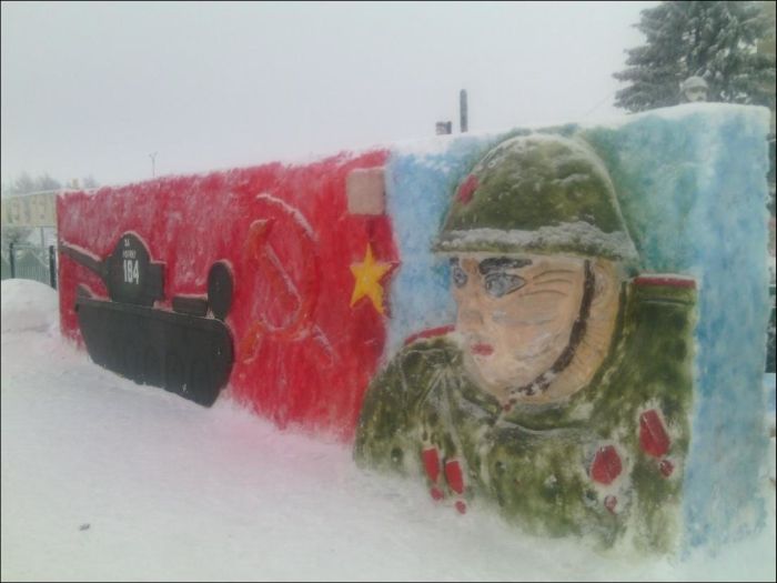 Креативные снеговики из Татарстана