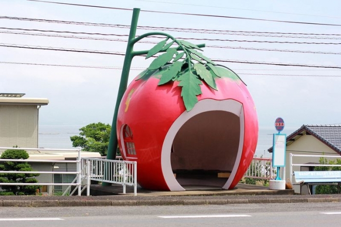 Креативные фруктовые остановки в Японии