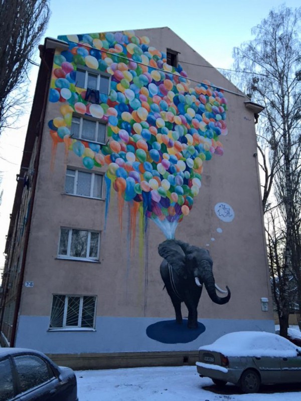 Стрит-арт на улицах Киева
