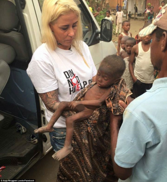 Спасения 2-летнего нигерийского малыша