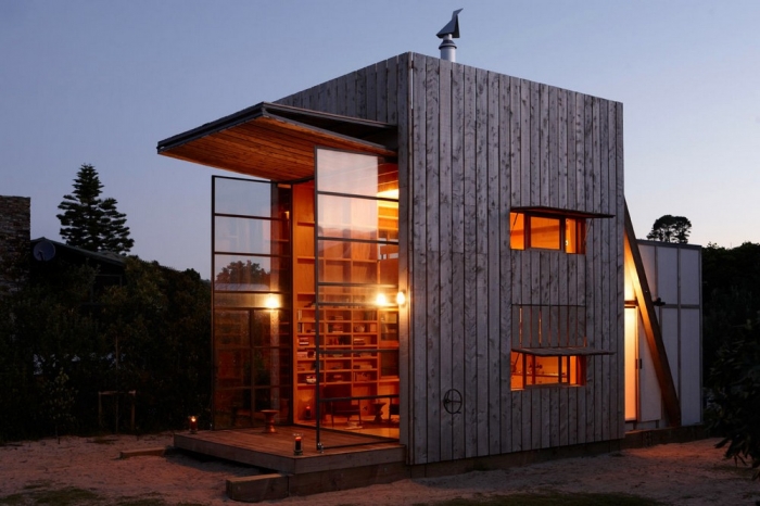 Мобильный деревянный дом в Новой Зеландии
