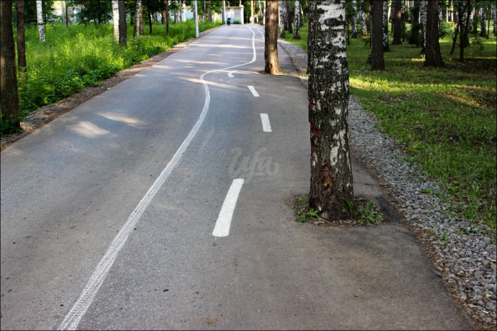 Велосипедные дорожки в Уфе