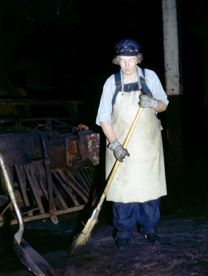 Работа женщин на железной дороге во времена Второй мировой войны