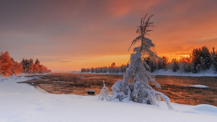 Зимние пейзажи на снимках Романа Горячего