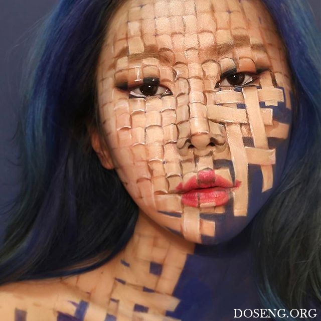 Оптические иллюзии от корейского визажиста Дайн Юн