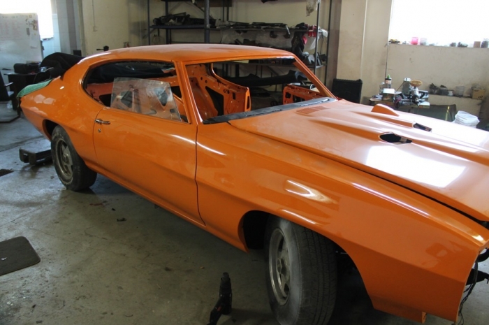 Восстановление маслкара Pontiac GTO 1970 года