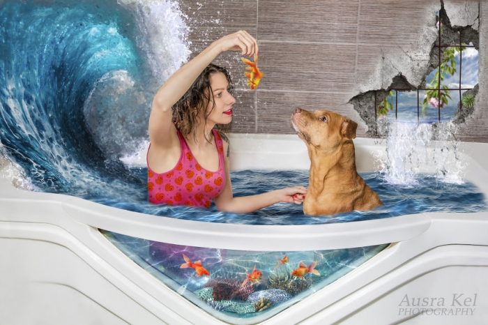Фотограф создает удивительный мир для собак из приюта