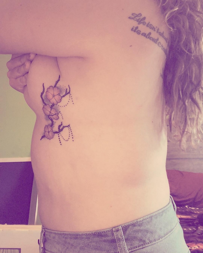 Sideboob tattoo      