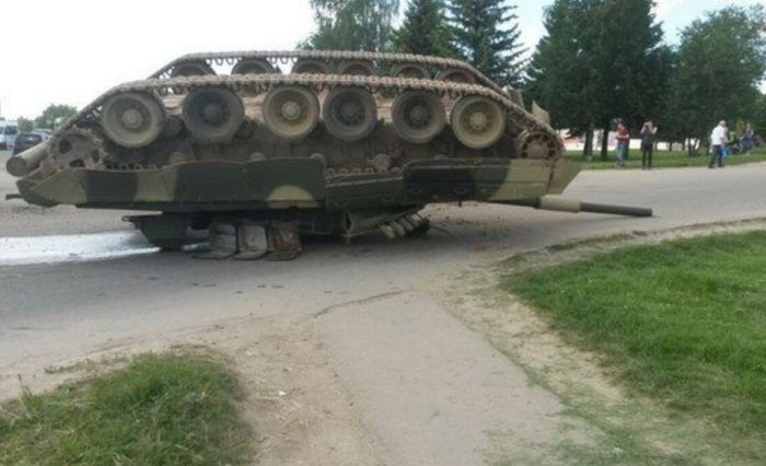 Аварии с танками
