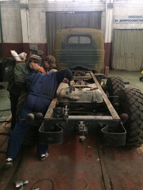 Восстановление старого грузовика ЗИЛ-157