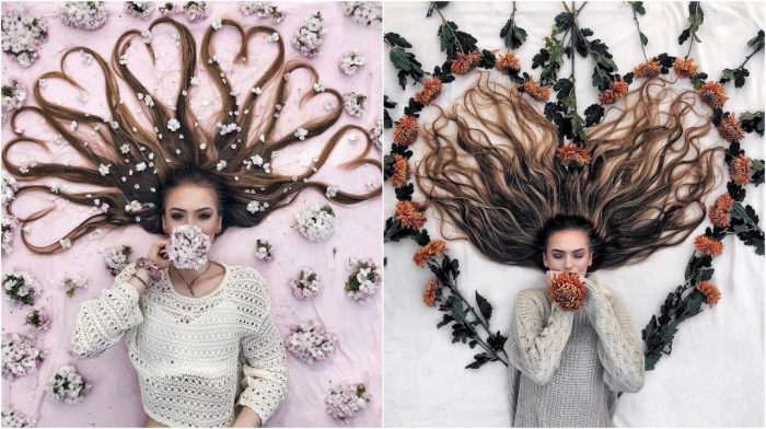 Художница из Нидерландов делает невероятные фотографии своих волос