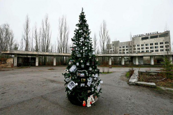 Новогодняя елка в Припяти