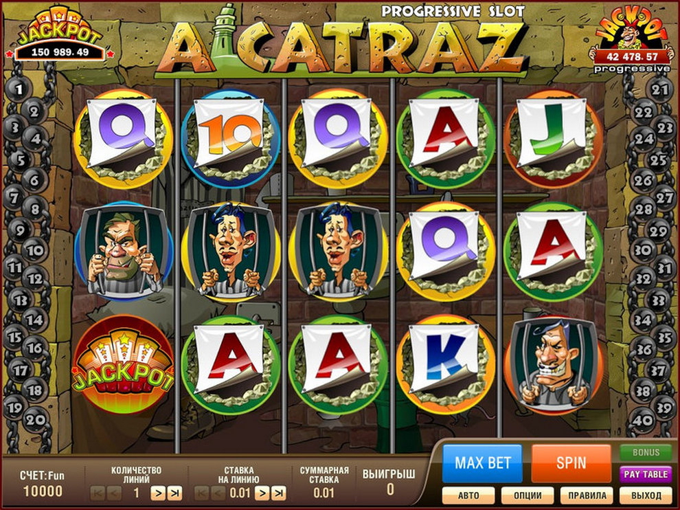 Алькатрас игровые автоматы скачать казино 777 бонус при регистрации