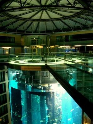 Огромный аквариум в Берлине