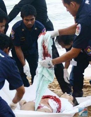Жестокое убийство в Тайланде (9 фото)