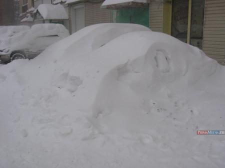Снегопад во Владивостоке (фото)